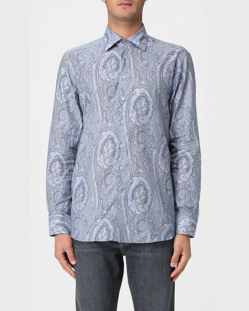 Etro Hemd herren Blau