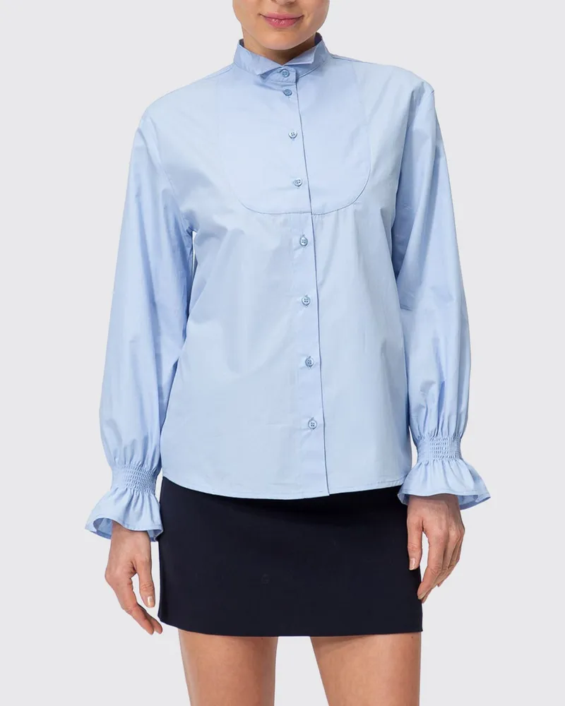 Twin-Set Hemdbluse damen Hellblau