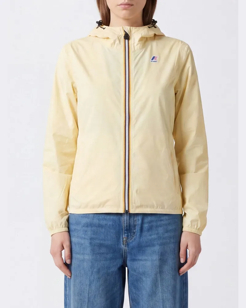 K-Way Le Vrai 4.0 Claudette Jacke aus technischem Gewebe Braun