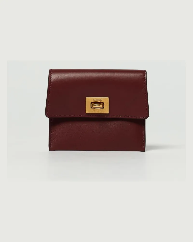 Balenciaga Geldbörsen damen Weinrot