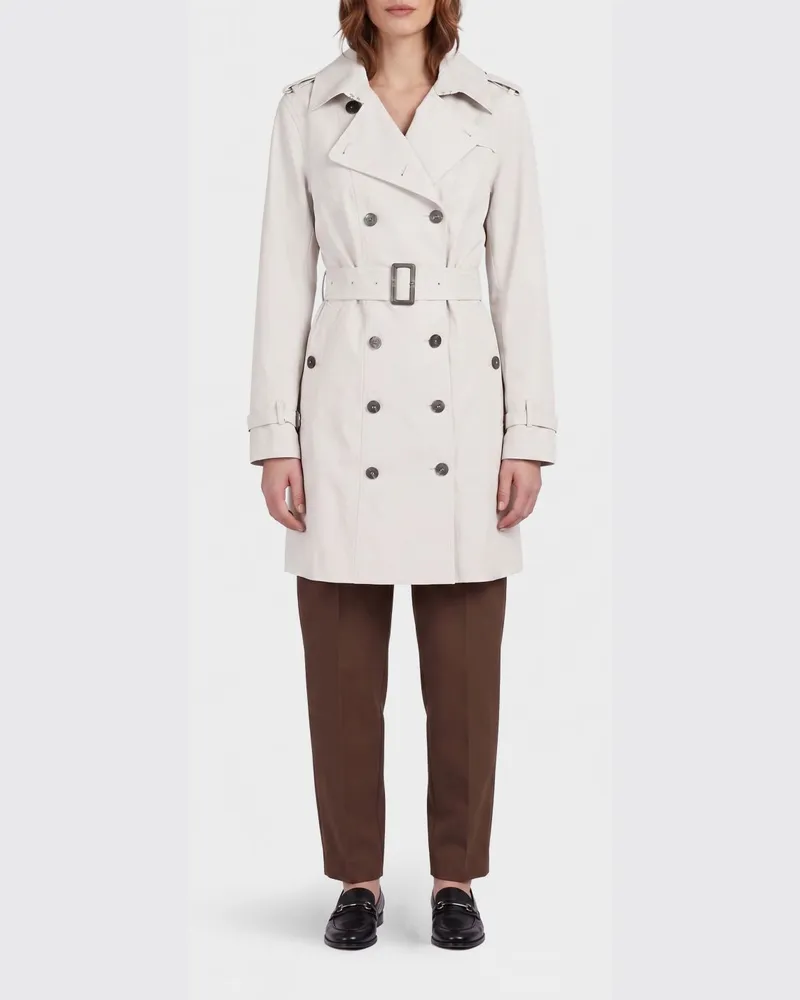 Save The Duck Sofi Zweireihiger Trenchcoat Camel