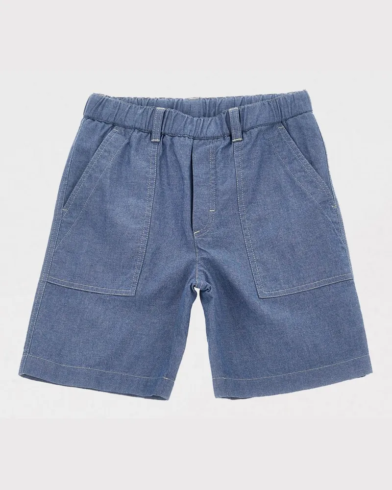 Moncler Shorts kinder Blau
