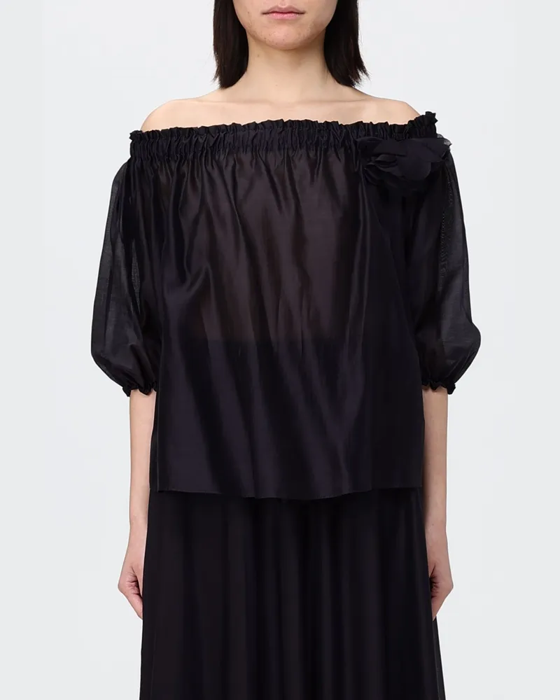 Hanita Top damen Schwarz