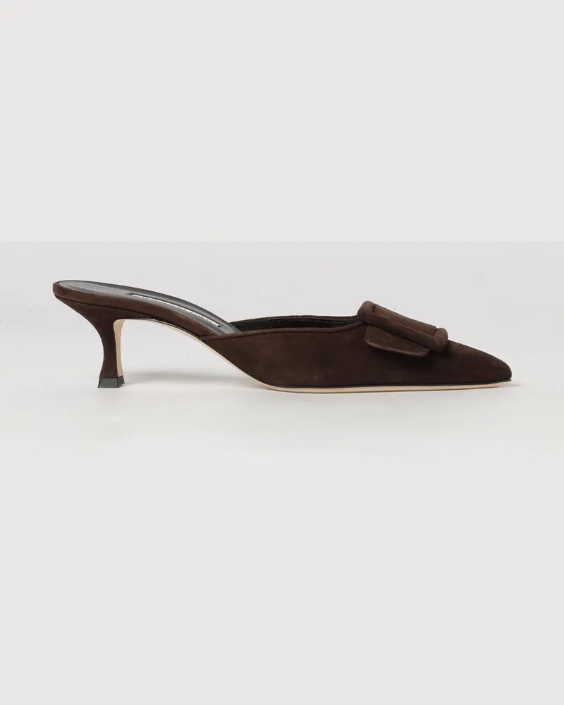 Manolo Blahnik Schuhe damen Braun
