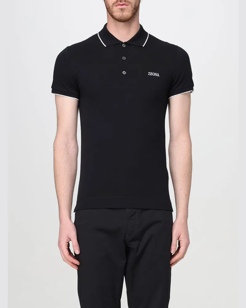 Ermenegildo Zegna Polo herren Schwarz