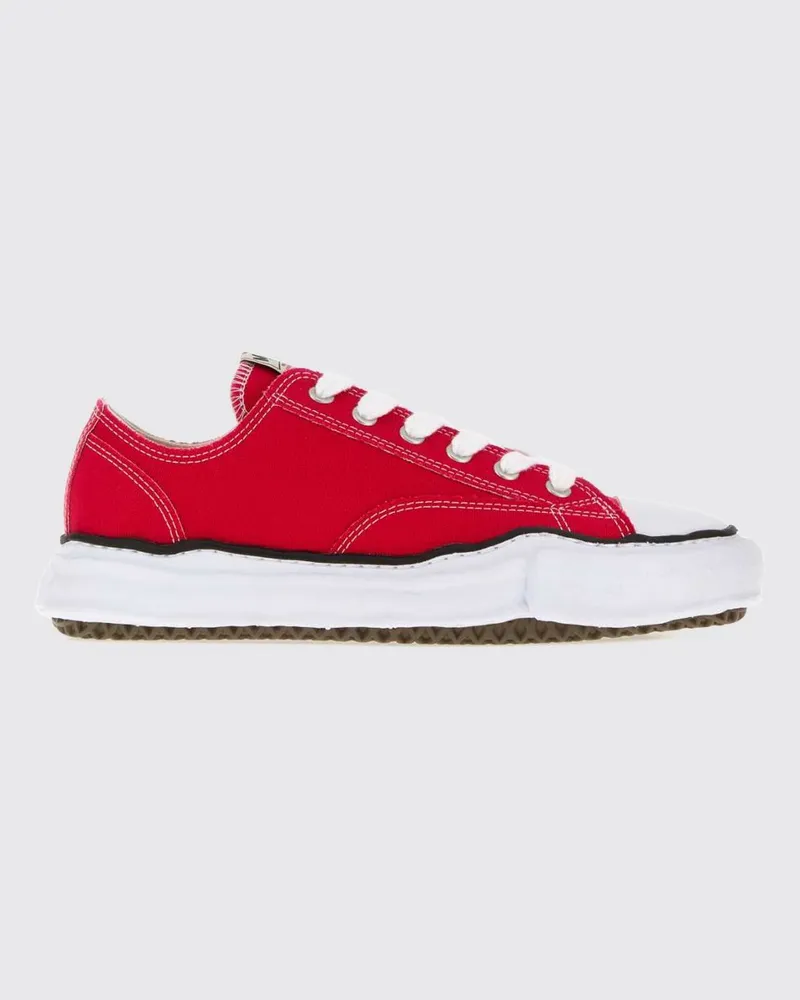 MIHARAYASUHIRO Peterson Low-Top-Canvas-Sneaker mit Gummisohle Rot