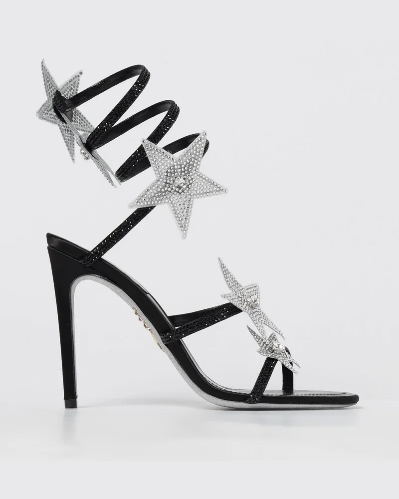 René Caovilla Sandalen mit absatz damen Schwarz