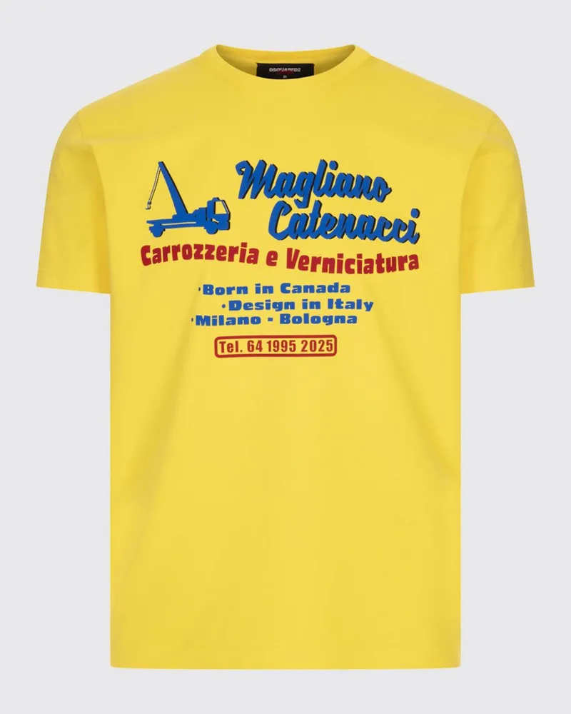 Dsquared2 Polo herren Gelb