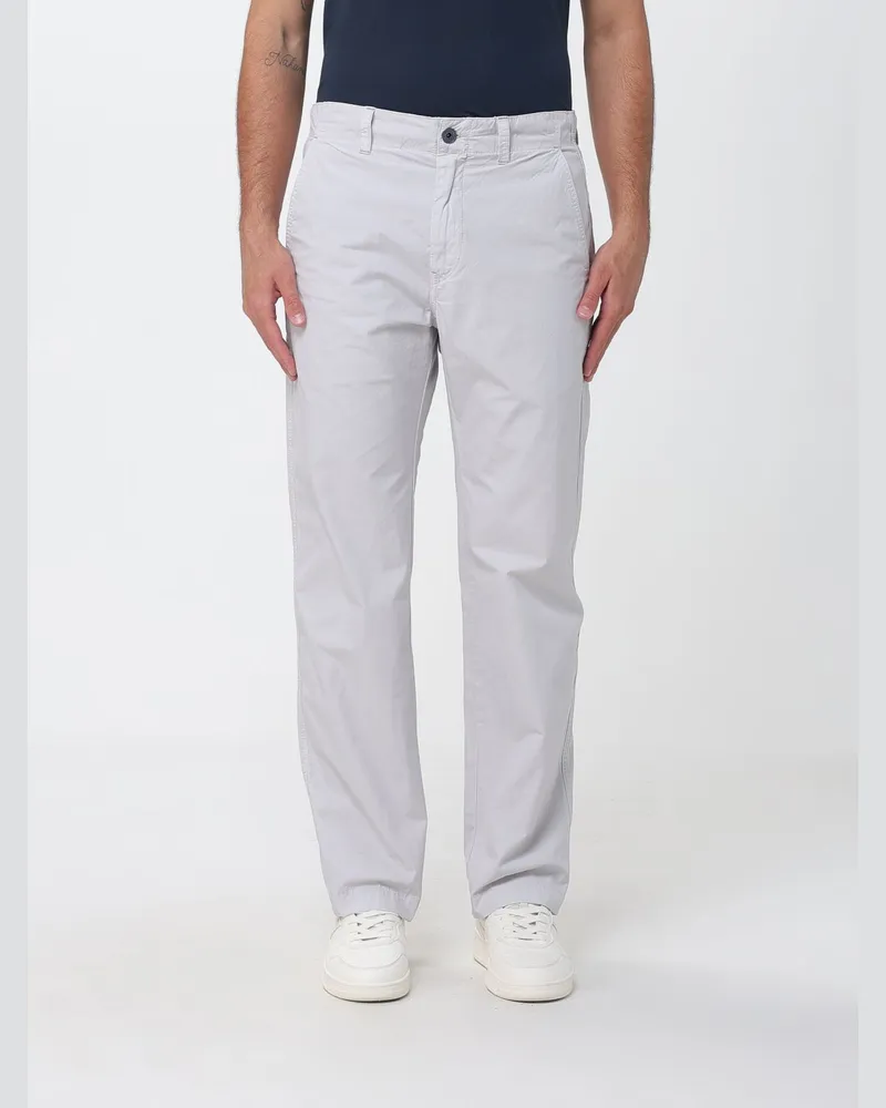 Murphy & Nye Slim Fit Chino-Hose aus Baumwolle mit Paspeltaschen Ice