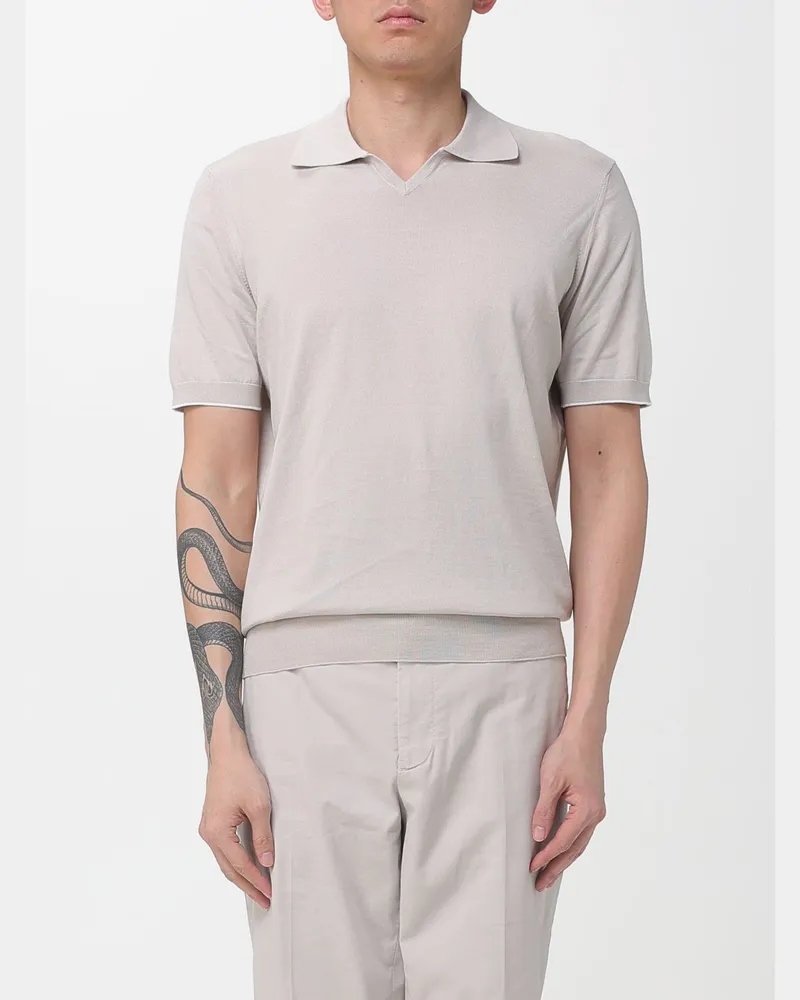 Brunello Cucinelli Polo herren Beige