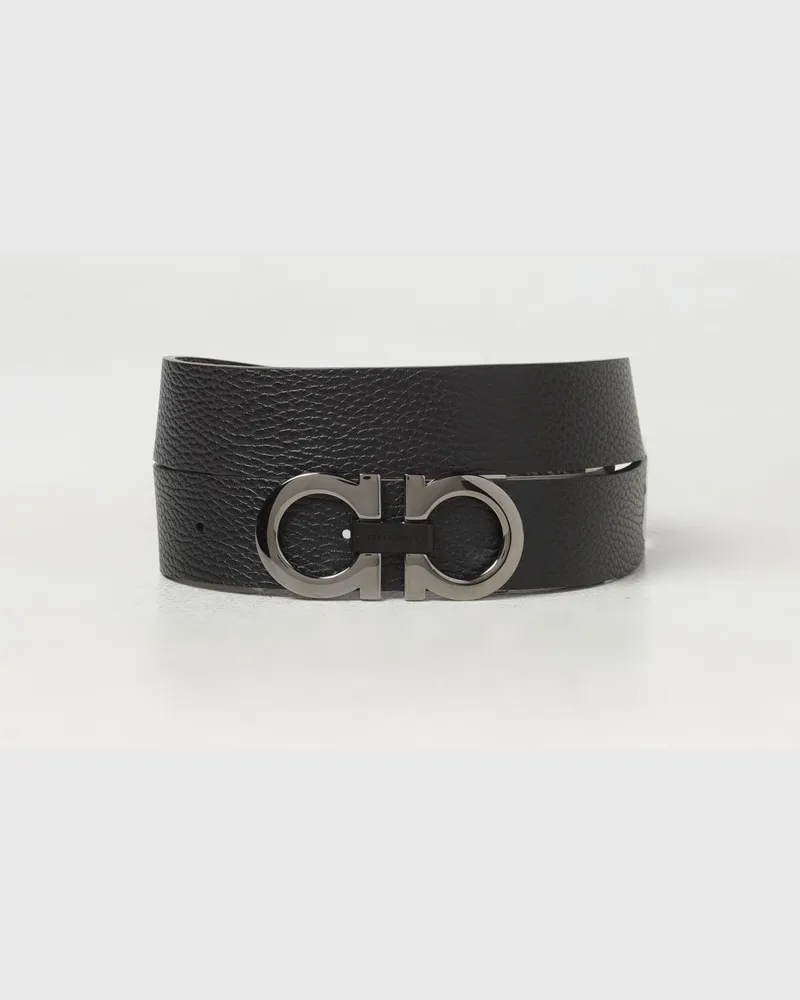 Ferragamo Grtel herren Schwarz