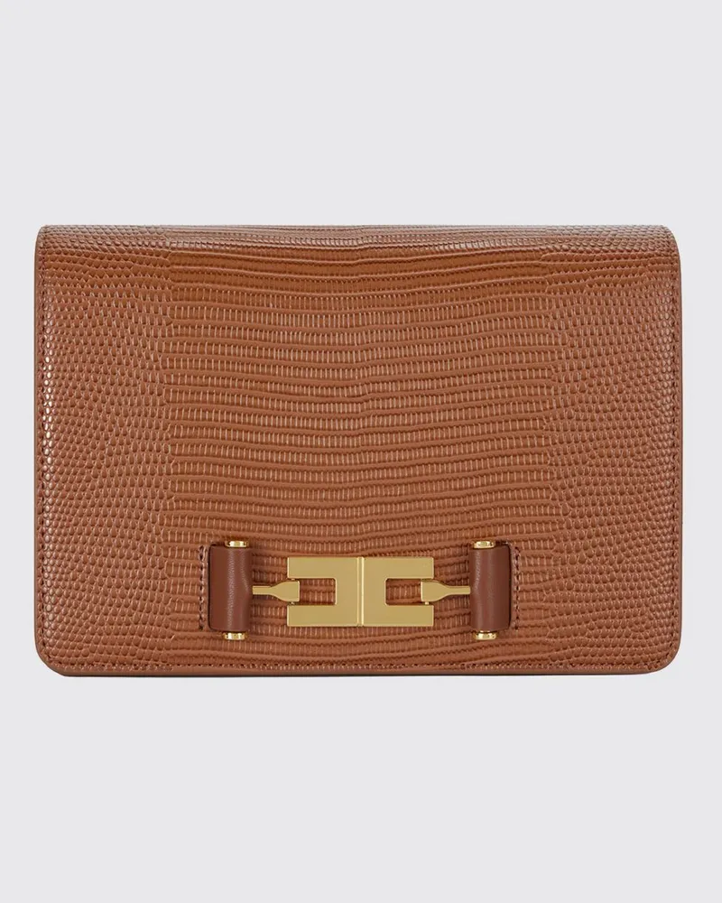Elisabetta Franchi Umhängetasche damen Tabak