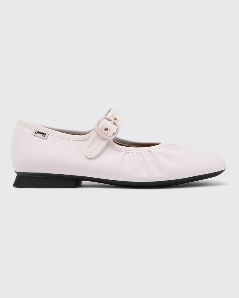 Camper Mary-Jane-Ballerinas Casi Myra aus recyceltem PET mit verstellbarem Riemen Pink