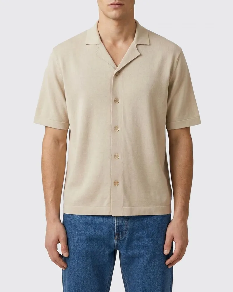 ASPESI Hemd herren Sand