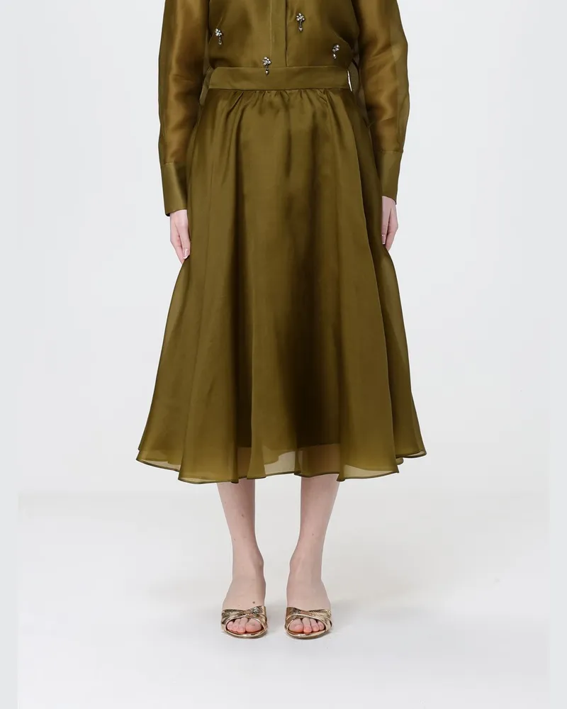 Max Mara Rock damen Olive