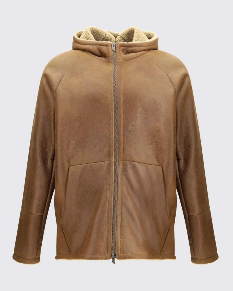 Salvatore Santoro Jacke herren Camel