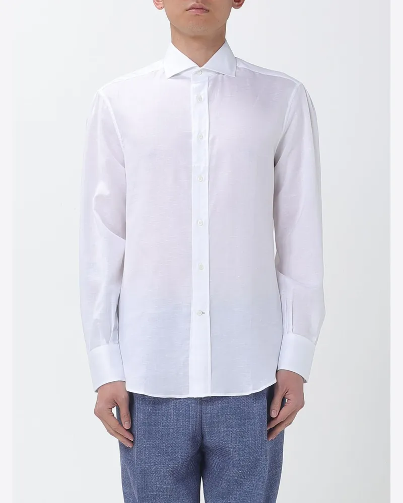 Brunello Cucinelli Hemd herren Weiß