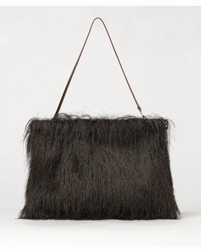 ALYSI Schultertasche damen Braun