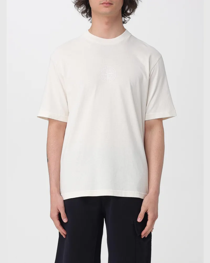 Stone Island T-shirt herren Ivory