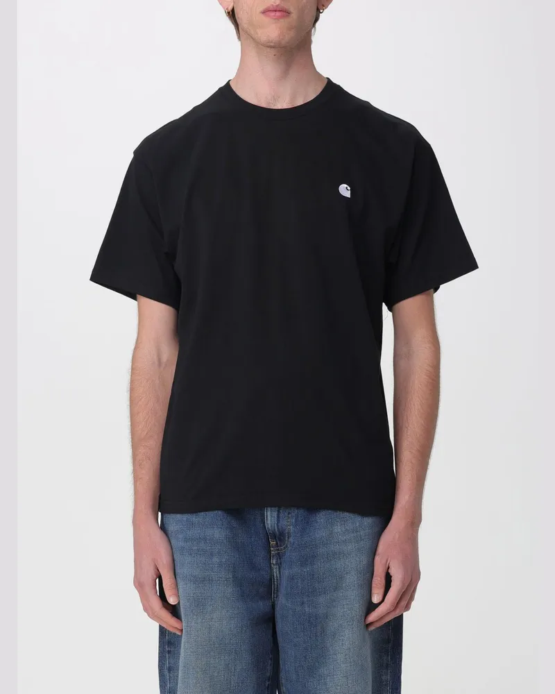 Carhartt WIP Baumwoll-T-Shirt mit Logo Schwarz