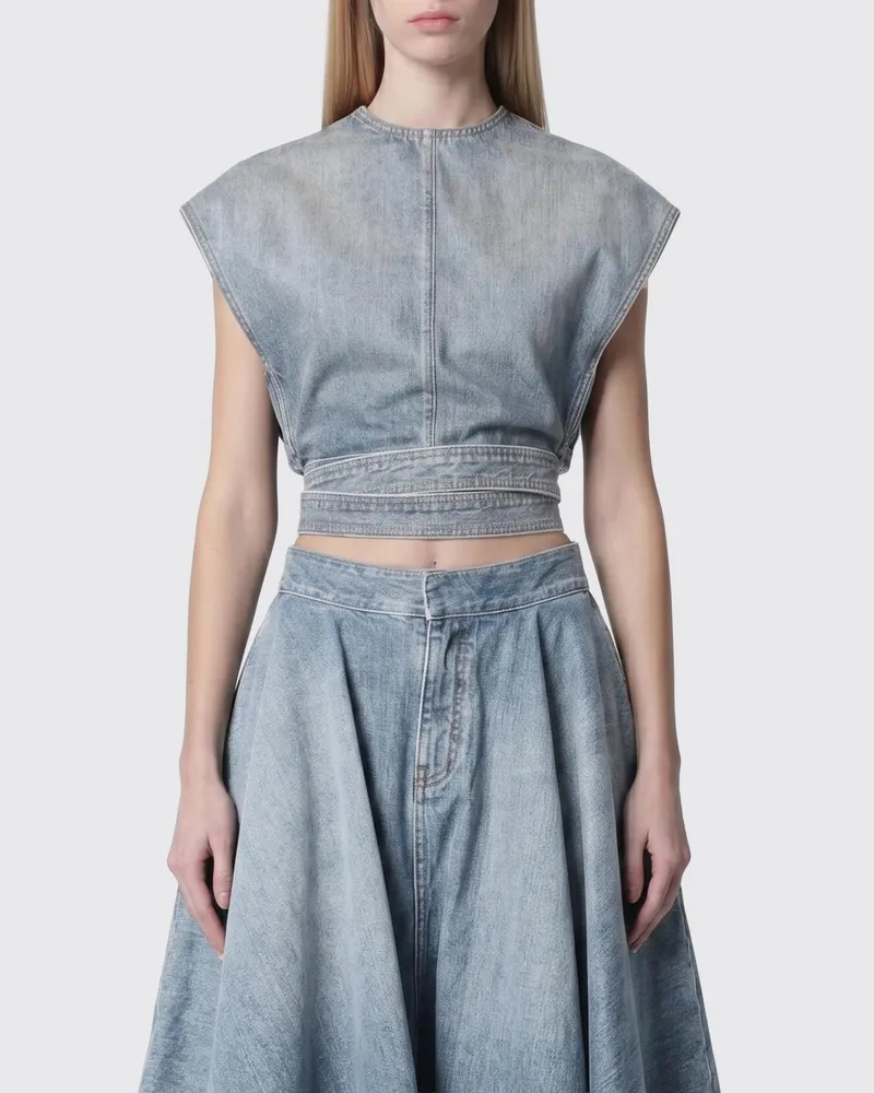 Alaïa Top damen Blau