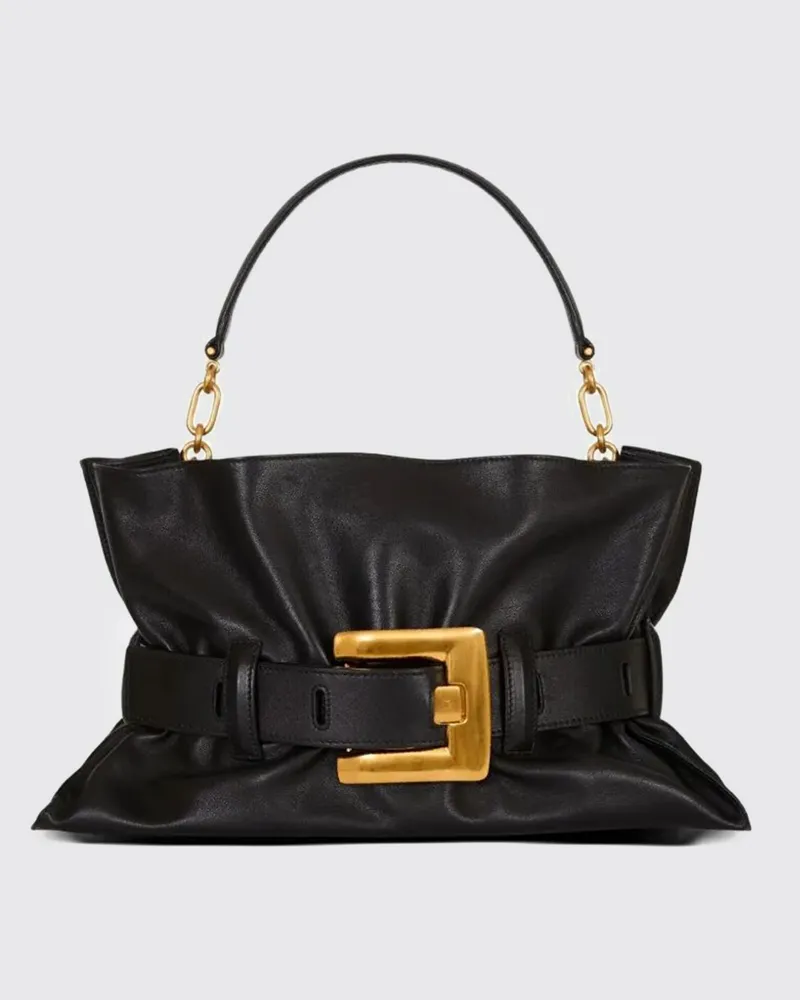 Balmain Schultertasche damen Schwarz
