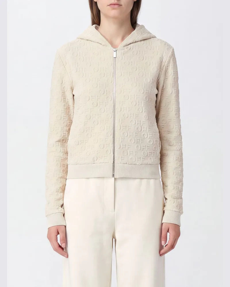 OFF-WHITE Sweatshirt damen Beige
