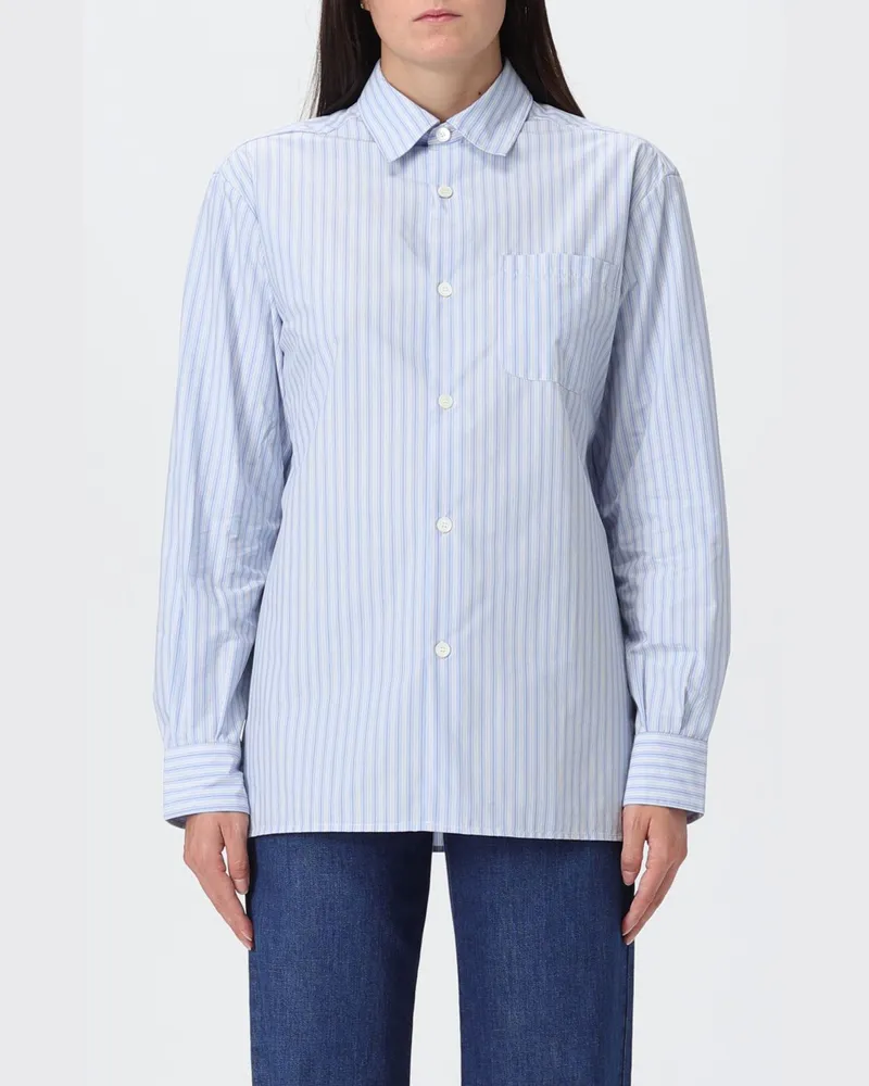 A.P.C. T-shirt damen Hellblau