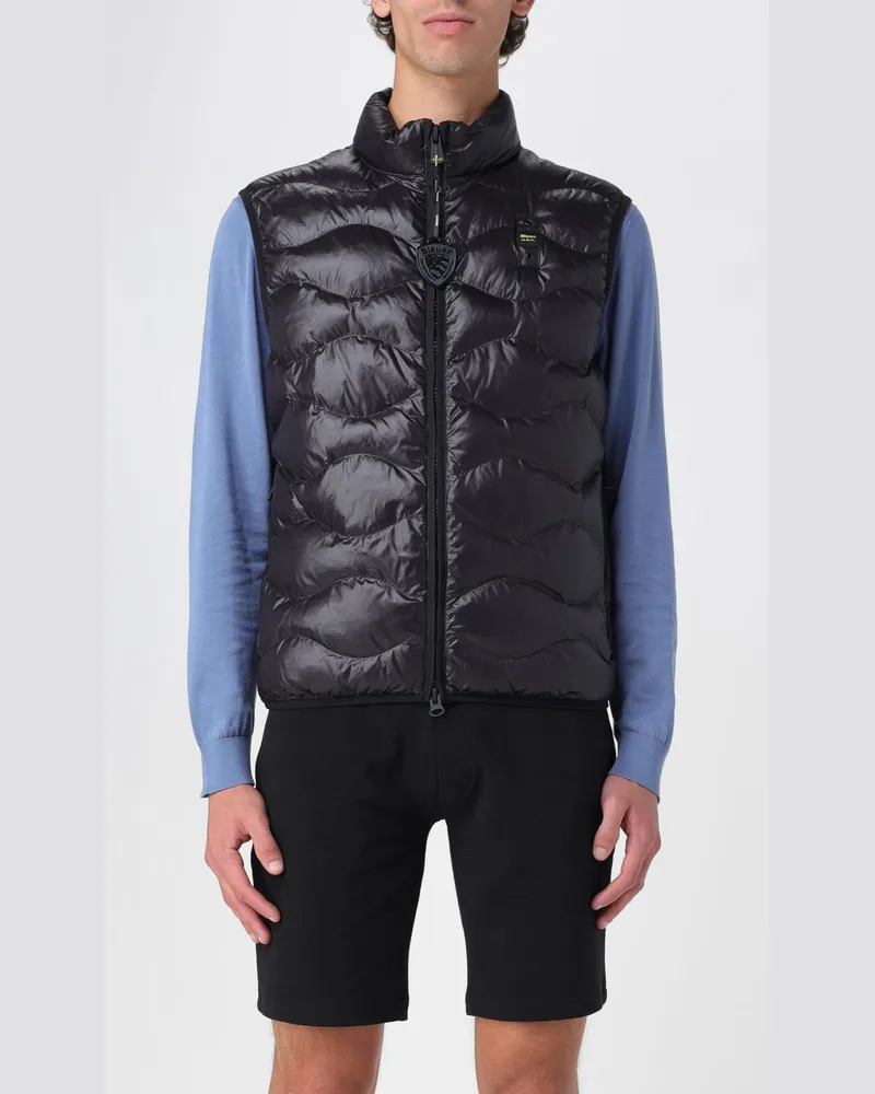 Blauer Jacke herren Schwarz