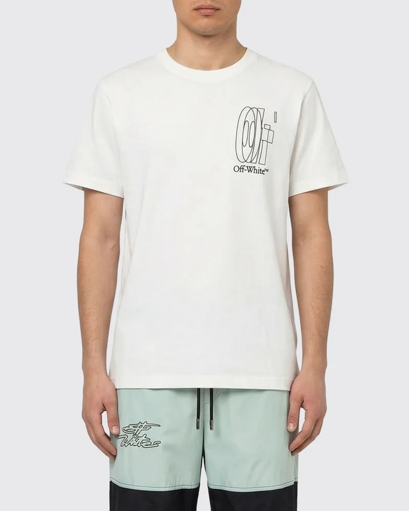OFF-WHITE T-shirt herren Weiß