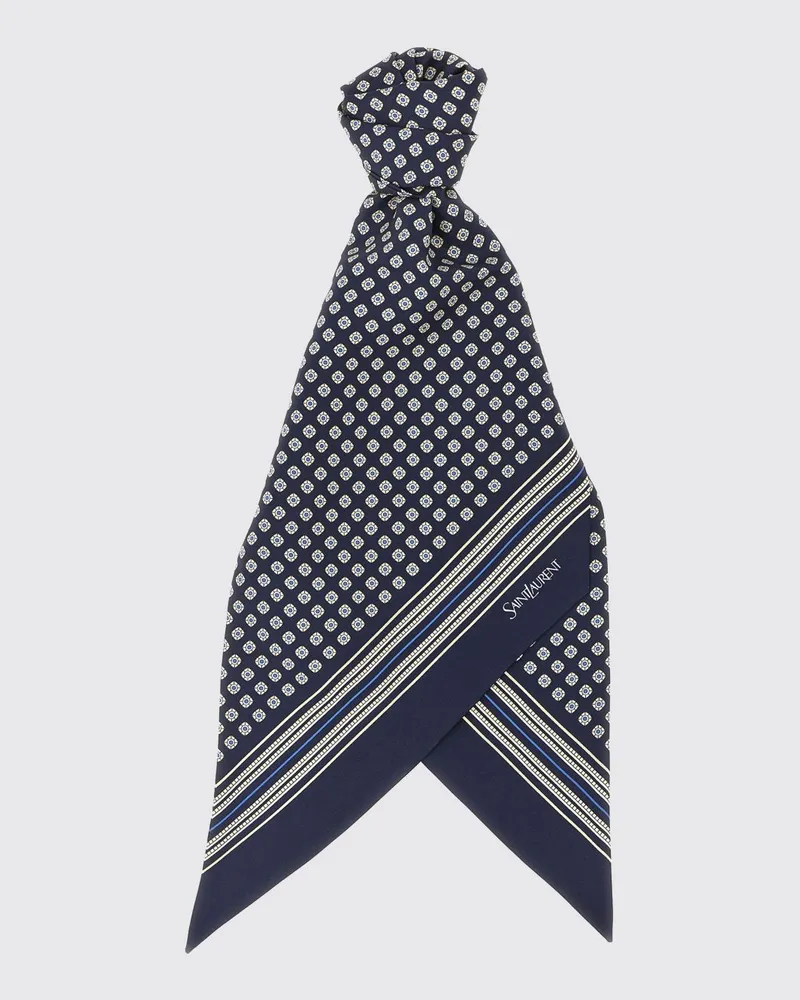 Saint Laurent Seidentuch herren Blau