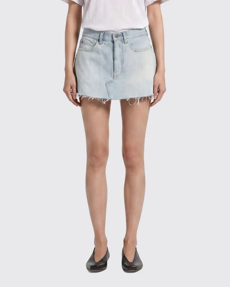 Balenciaga Denim Shorts Blau