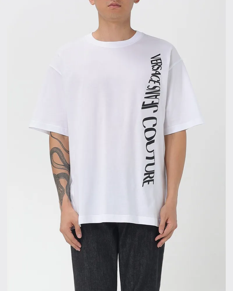 Versace Jeans T-shirt herren Weiß