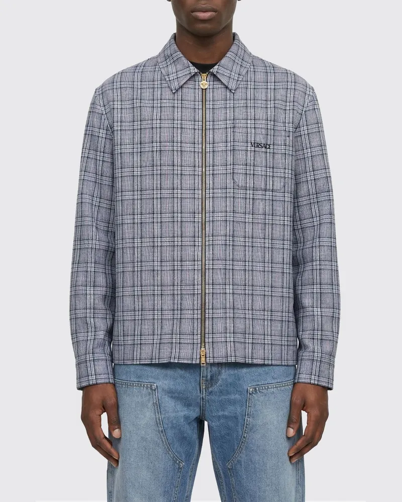 Versace Hemd herren Blau