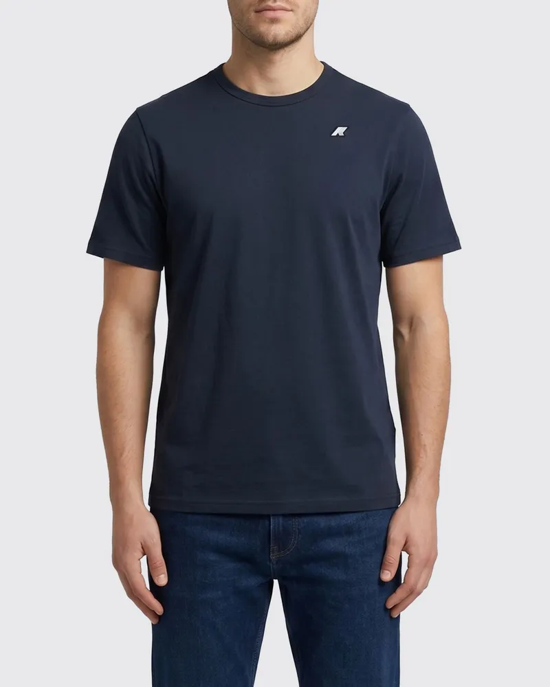 K-Way T-shirt herren Blau