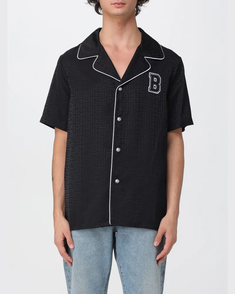 Balmain Hemd herren Schwarz