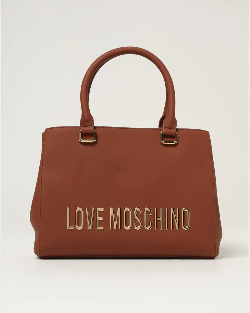 Moschino Schultertasche damen Burnt