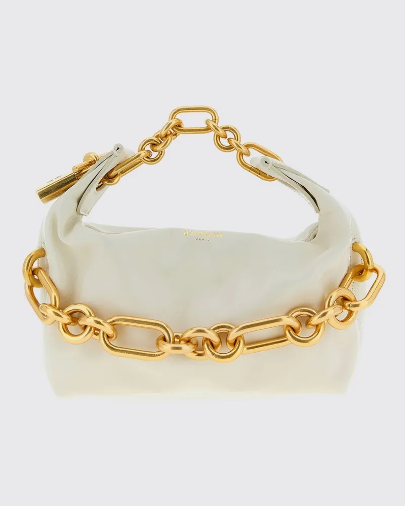 Balmain Schultertasche damen Weiß