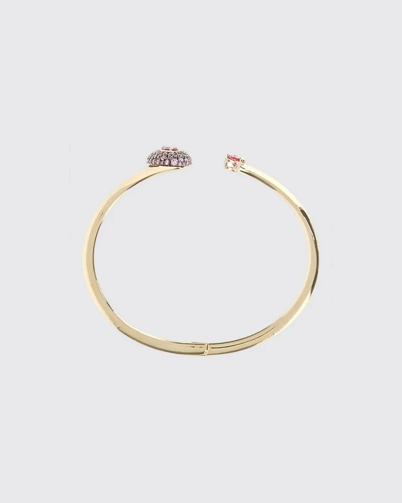Swarovski Sublima Armreif aus 18k vergoldetem Metall mit Kristallen Durchsichtig