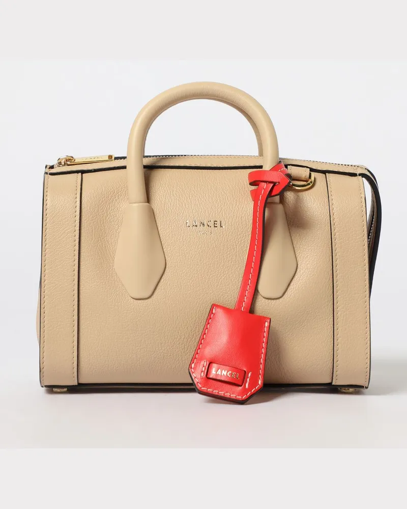 Lancel Schultertasche damen Beige