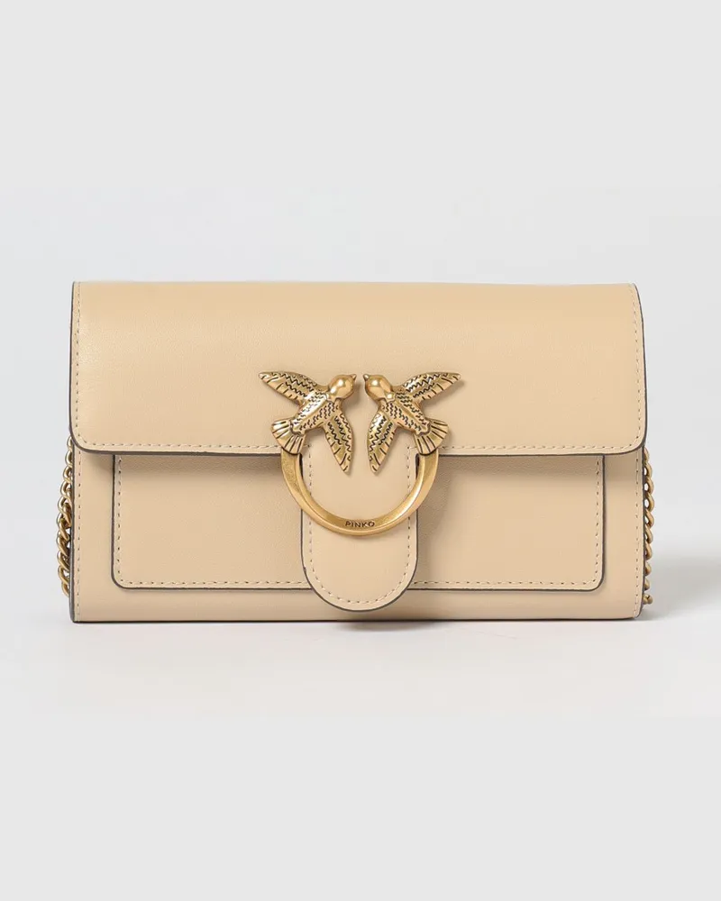 Pinko Schultertasche damen Beige