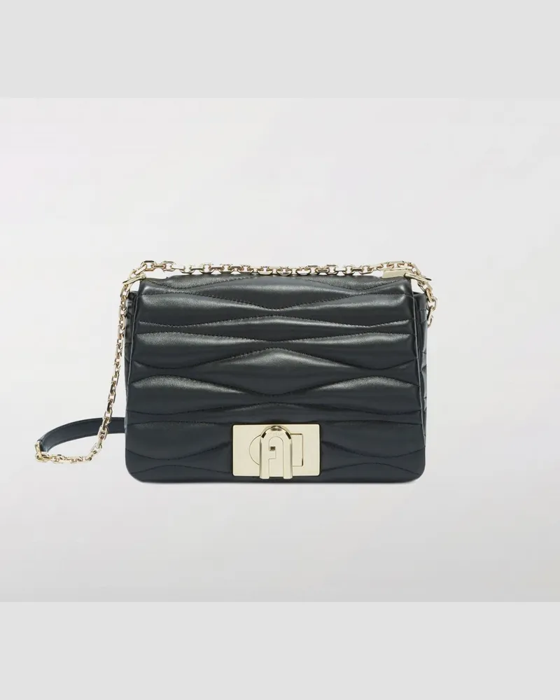 Furla Schultertasche damen Schwarz