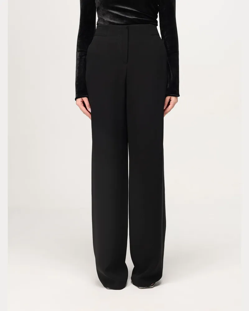Giorgio Armani Hose damen Schwarz