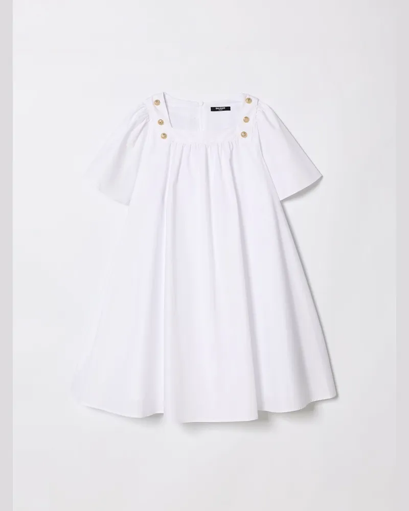 Balmain Kleid kinder Weiß