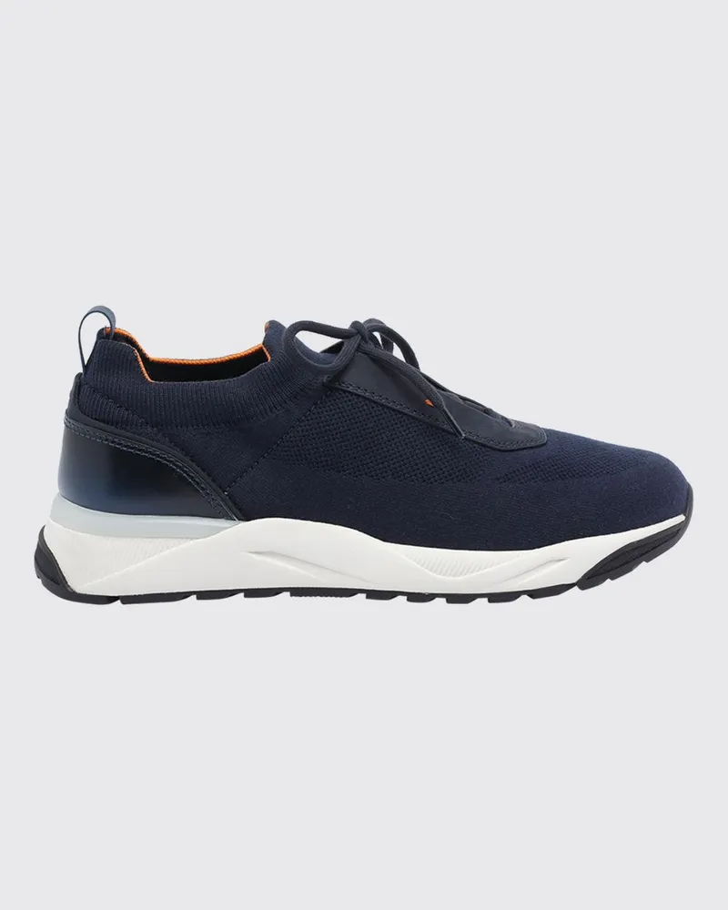 Santoni Sneakers herren Blau