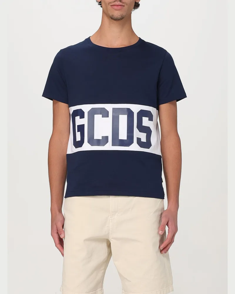 GCDS T-shirt herren Blau