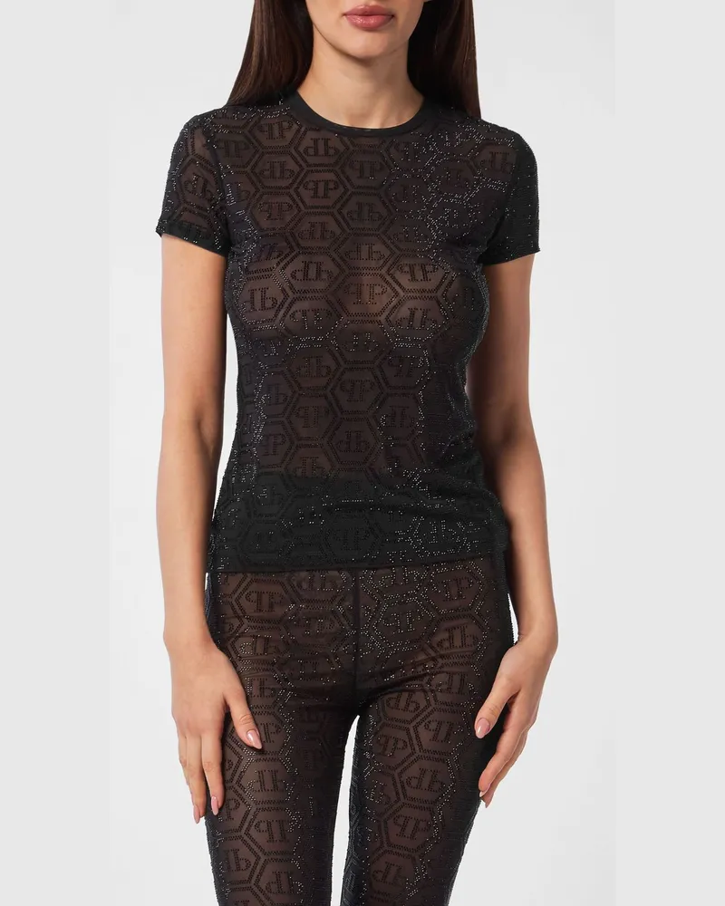 Philipp Plein T-shirt damen Schwarz