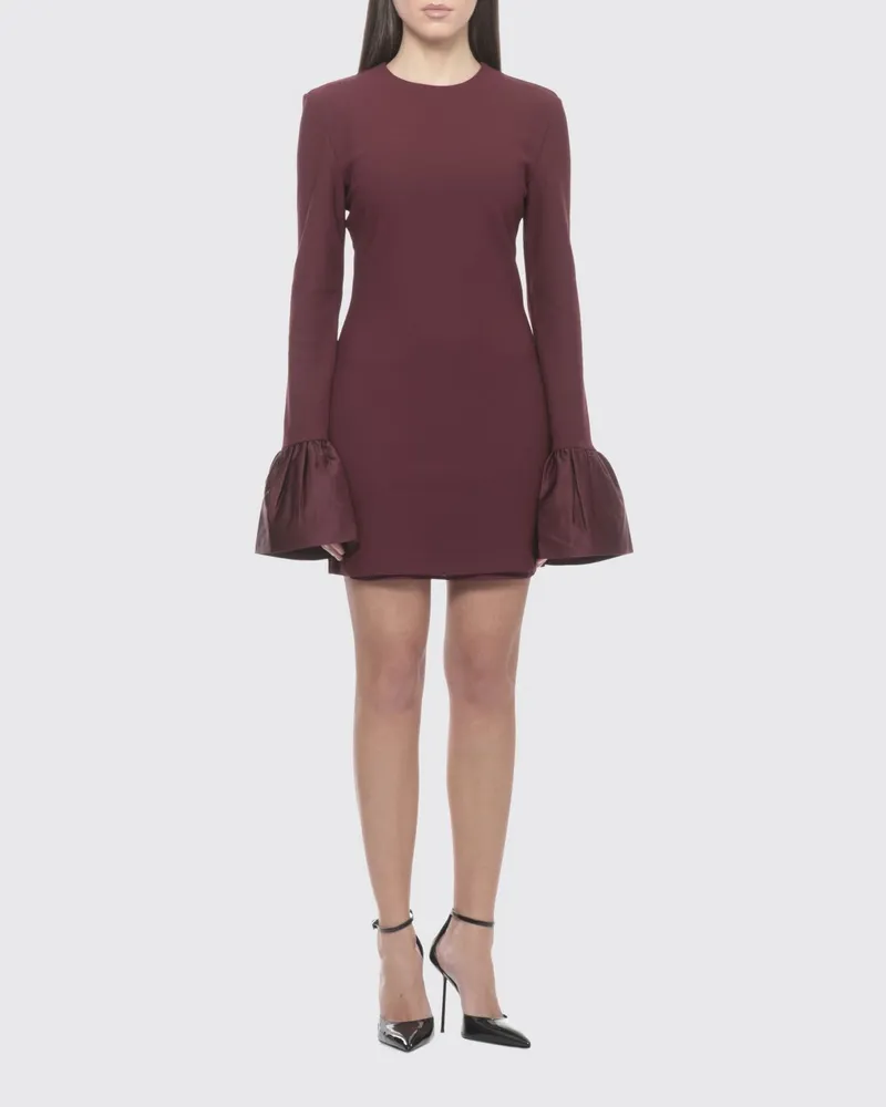 ROTATE Birger Christensen Kleid damen Burgunderrot