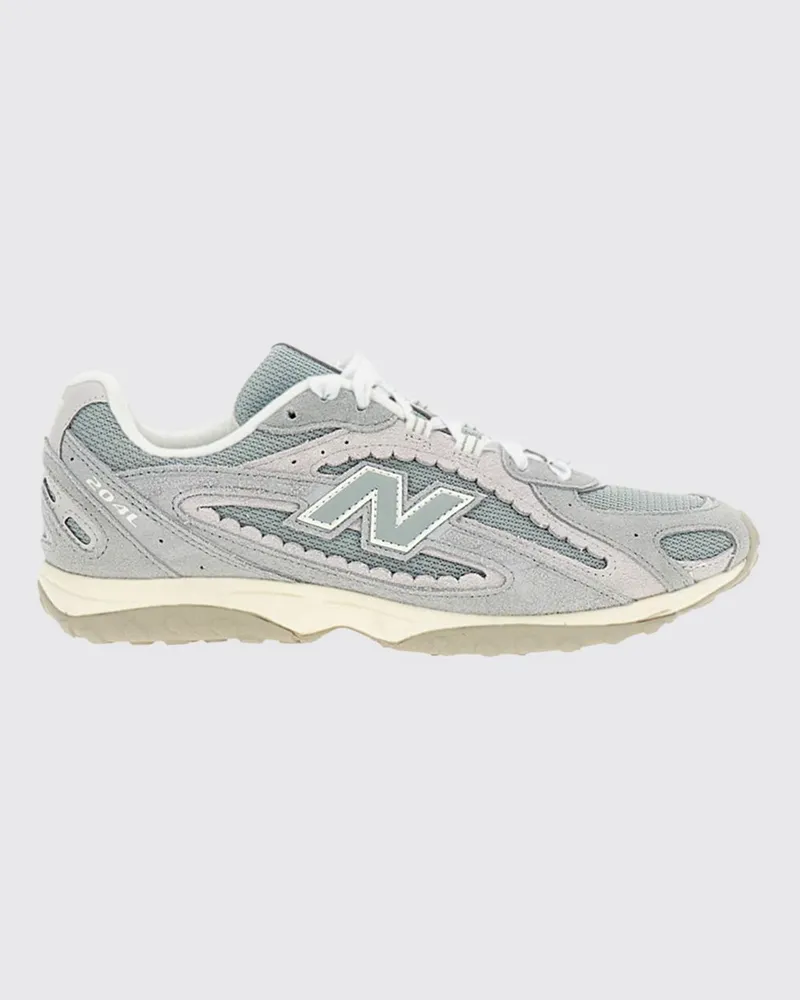 New Balance 204L Wildleder und Mesh Sneakers Grün