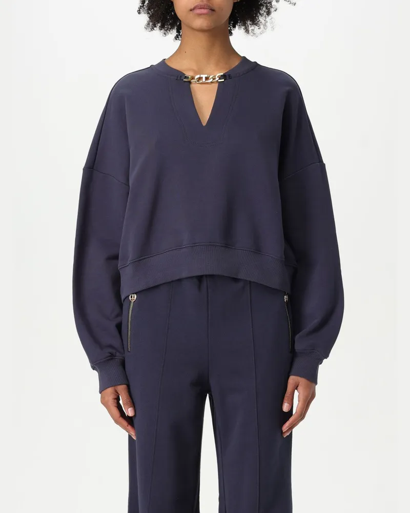 Twin-Set Sweatshirt damen Blau